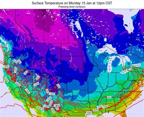 South-Dakota Surface Temperature on Friday 24 Sep at 7pm CDT