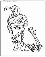 My Little Pony Rarity In A Dress Coloring Pages sketch template