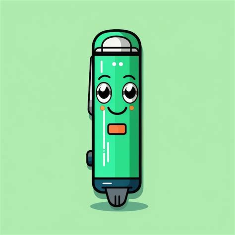 Premium AI Image | Penlight mascot for a company logo Generative AI