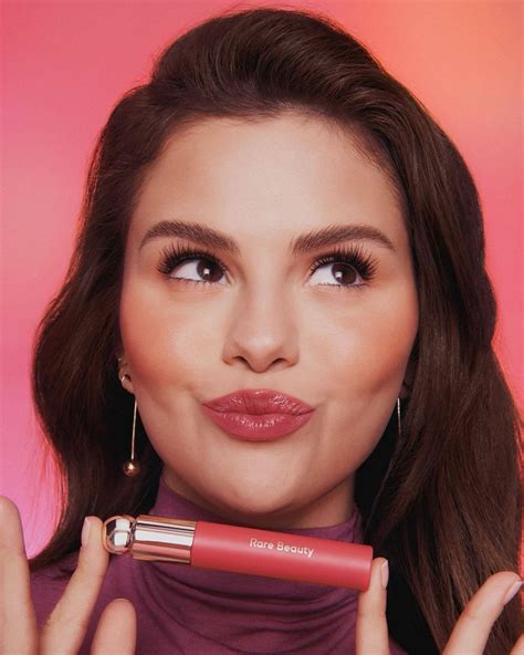 Selena Gomez - Rare Beauty "Tinted Lip Oil" Promotion March 2023 • CelebMafia