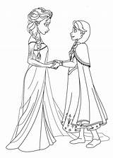 Frozen Characters coloring Page  Coloring Pages sketch template