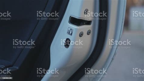 Car Door Safety Child Lock Stock Photo - Download Image Now - Car Door ...