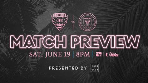 MATCH PREVIEW: Inter Miami CF to Visit D.C. United on Saturday | Inter Miami CF