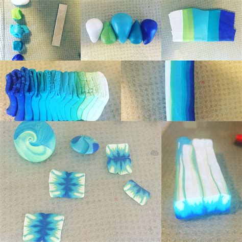 Sea foam design #polymerclayamorous | Polymer clay jewelry, Polymer clay, Clay jewelry