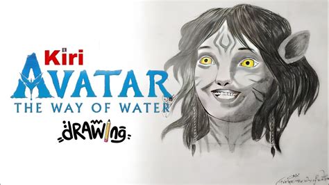 Kiri | Avatar 2 the of water | Sketch | Creative V art's #art #avatar2 ...