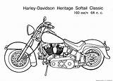 Harley davidson coloring Pages To Download And Print For Free sketch template
