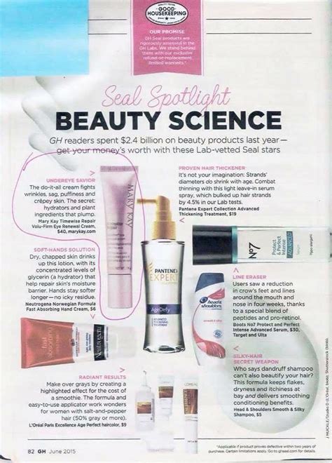 Good housekeeping magazine gives Marykay seal of approval! | Mary kay skin care, Mary kay ...