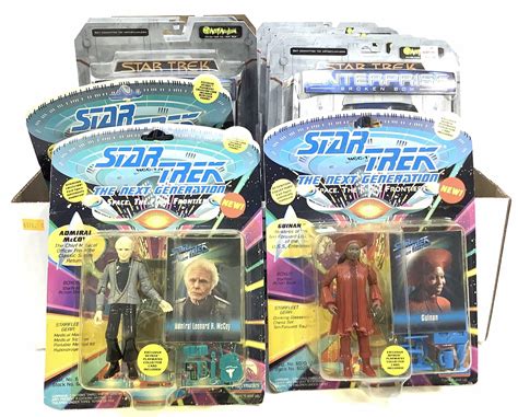 Lot - (11) Star Trek Enterprise, Action Figures