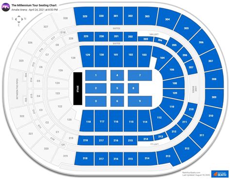 Amalie Arena Seating Charts for Concerts - RateYourSeats.com