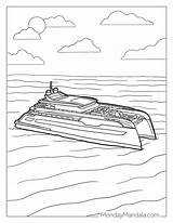 32 Boat & Ship Coloring Pages Free PDF Printables sketch template