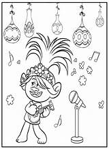 Trolls World Tour Poppy Coloring Page  Free Printable Pages sketch template