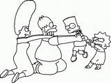Simpsons Coloring Pages To Print Out  Home sketch template
