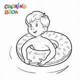 Swim Tube Coloring Pages sketch template