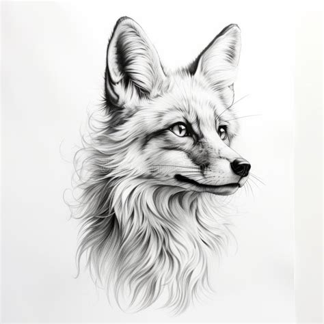 Realistic Fox Drawing Stock Illustrations – 1,603 Realistic Fox Drawing Stock Illustrations ...