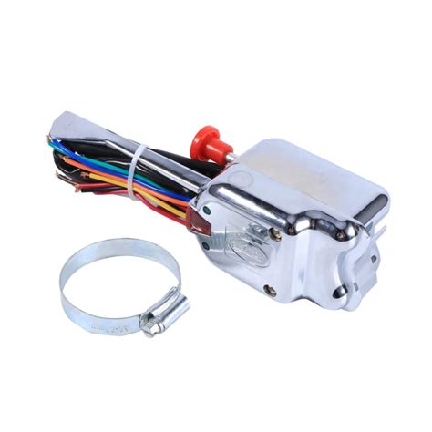 Street Hot Rod Chrome Turn Signal Switch For Ford 12V Street Rod Turn ...