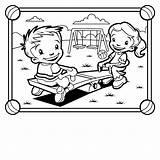 Playground Coloring Pages At GetColoringscom  Free Printable sketch template