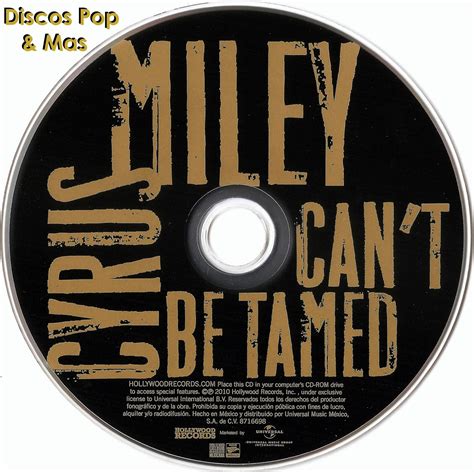 Discos Pop & Mas: Miley Cyrus - Can't Be Tamed (Deluxe)