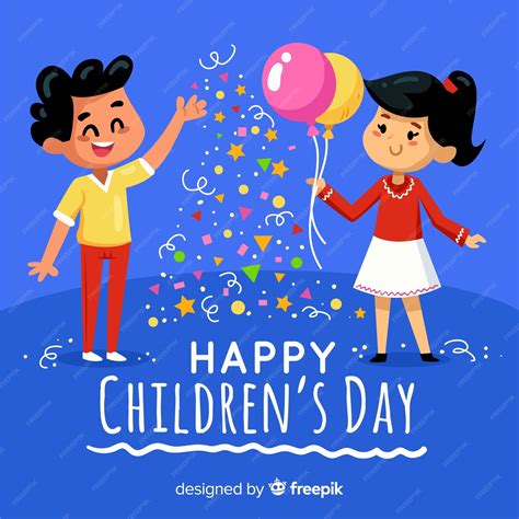 Free Vector | Children's day background