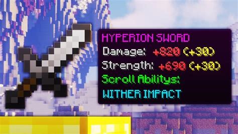 Hyperion Sword in Hypixel Skyblock - Ultimate Guide