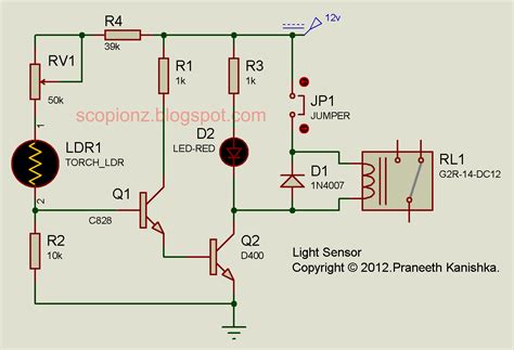 Simple Light Sensor Circuit ~ Scorpionz - Electronic Circuits and ...