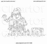 Licensed Clipart Cartoon Evil Executioner By Alex Bannykh 1811598 sketch template