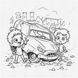 Children Coloring Clip Art sketch template
