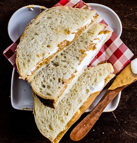 Peanut Butter Marshmallow Fluff Sandwich