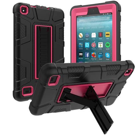 All-New Amazon Fire 7" 2019 Case, Dteck Heavy Duty Shockproof Armor ...