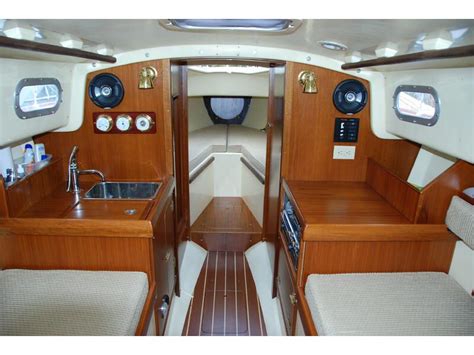 Beautifully Crafted Woodwork on Contessa 26 | Boat Interior Design