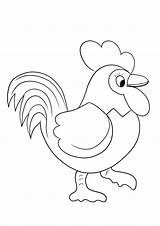 Rooster Coloring Pages Free Printable Sheets For Kids sketch template