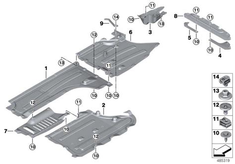 BMW X3 Underbody panelling, side on right - 51759850508 | BMW, Stratham NH