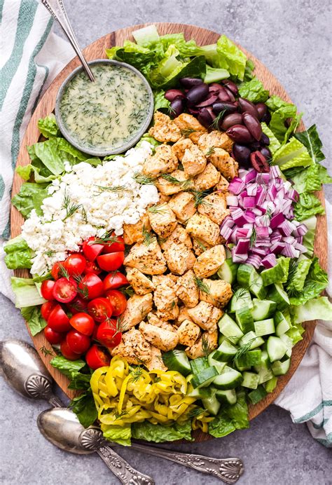 Chicken Souvlaki Salad - Recipe Runner