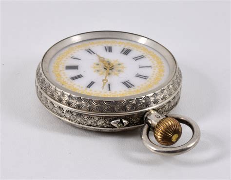 Antique Solid Silver Ladies Pocket Watch, Imported, Stockwell & Co, 1919 | landseerlake