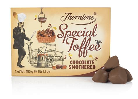 Chocolate Smothered Special Toffee Box (485g) | Thorntons chocolate ...