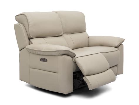 Jordana Leather Power Reclining Loveseat by | HOM Furniture | Power ...