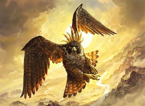 MTG - Rustwing Falcon, Paul Canavan on ArtStation at https://www ...