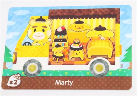 Animal Crossing New Leaf Sanrio Amiibo Card Fanmade Marty Cards