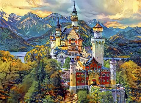 Puzzle Neuschwanstein Castle, Germany, 6 000 pieces | PuzzleWholesale.eu