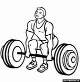 Weights Coloring Pages Coloring sketch template