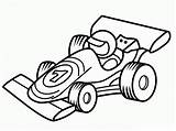 Little Formula Racing Car sketch template