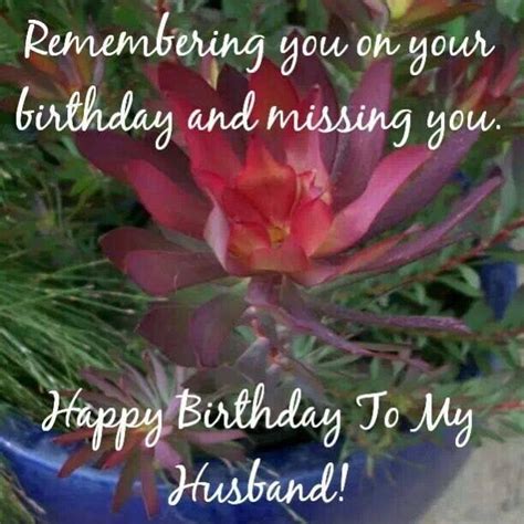 Hubby birthday in heaven Husband Birthday Quotes, Birthday Wish For ...