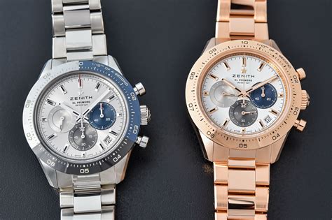 The new tri-colour, two-tone or full gold Zenith Chronomaster Sport