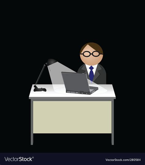 Office worker Royalty Free Vector Image - VectorStock