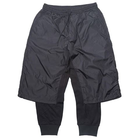 Adidas Y-3 Men Nylon Mix Track Pants black