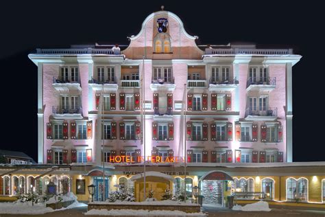 Hotel Interlaken at Christmas time. | Switzerland hotels, Hotel, Interlaken