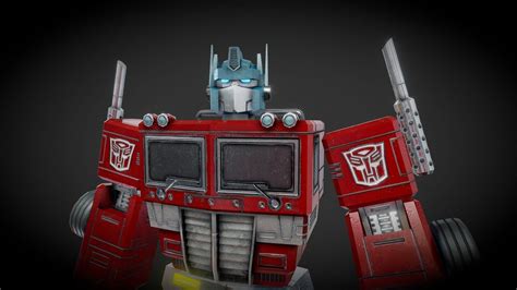 Optimus Prime - 3D model by Luis (@badmouse) [a069ff1] - Sketchfab | Optimus prime, Optimus, 3d ...