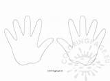 Printable Hand Coloring Pages sketch template