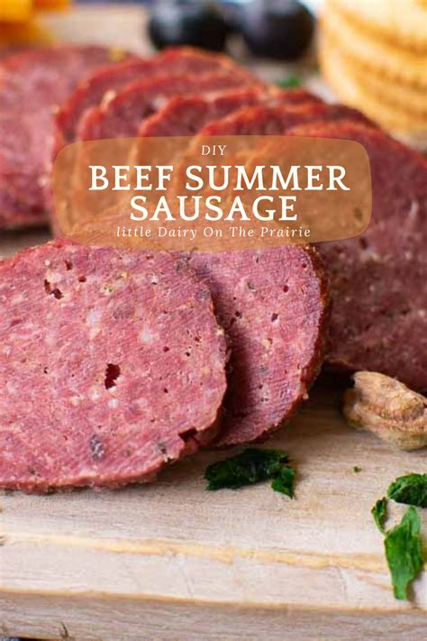 Beef Summer Sausage | Summer sausage recipes, Venison summer sausage recipe, Homemade sausage ...