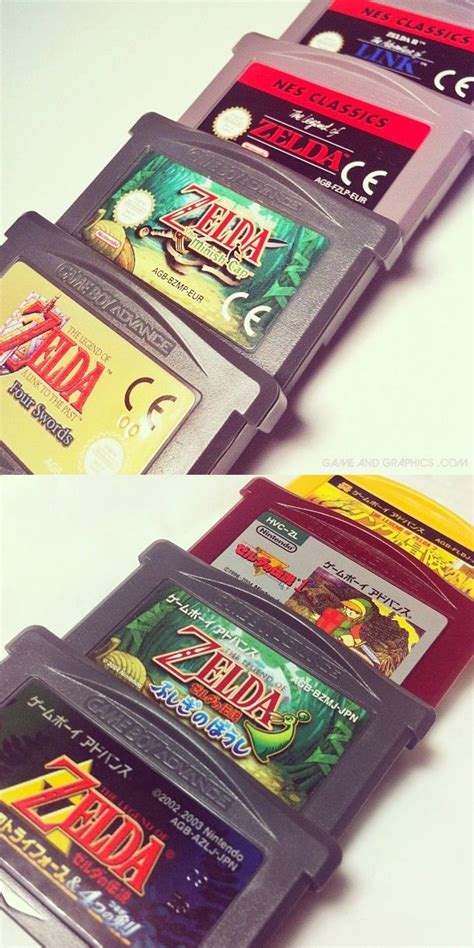 Zelda GBA games collections: US versus Japan