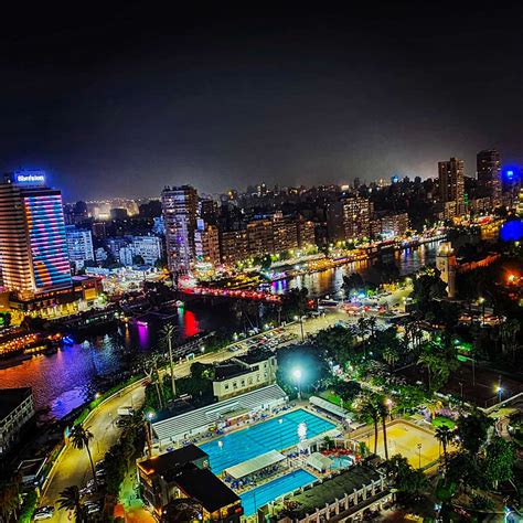 Night lights over the nile river | Nile river, Nile, River